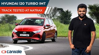 Hyundai i20 2021 Turbo iMT Handling Review at Natrax | Track Tested | Gearbox, Grip, Drift | CarWale