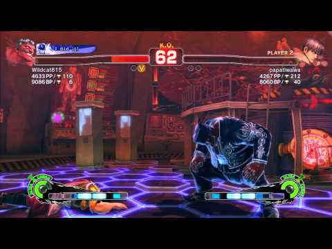 SSF4 AE: Wildcat815 (Hakan) vs papatiwawa (Guy) - Ranked Match (720p HD)