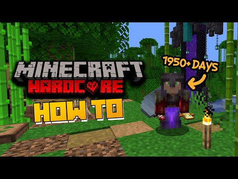 How to Survive 100 Days In Hardcore Minecraft