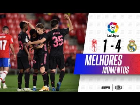 Gols e lances de Granada x Real Madrid