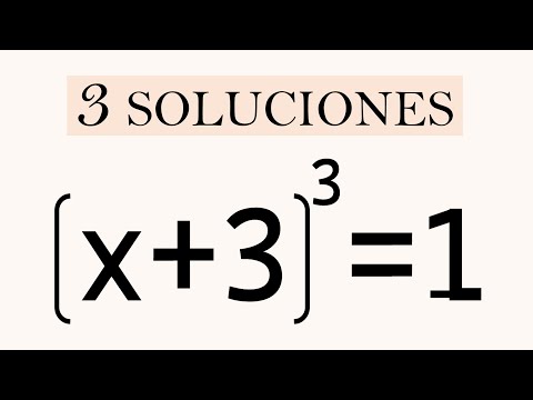 RESUELVE LA ECUACIÓN DE GRADO 3. Tres Soluciones. Matemáticas Básicas