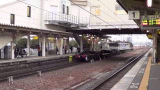 preview picture of video '[FHD]大物車回送(シキ180)(20130219) Big freight car Deadhead'