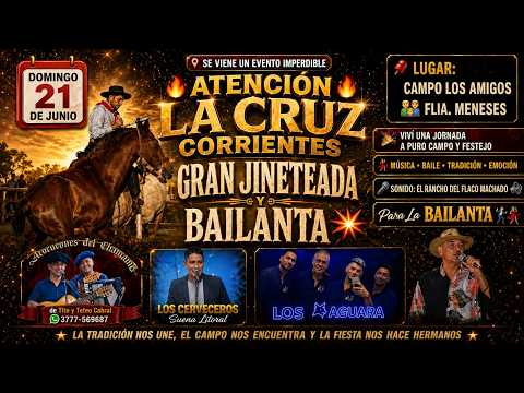 Gran jineteada  bilanta desde La Cruz Corrientes