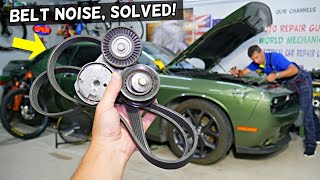 DODGE CHALLENGER SERPENTINE BELT NOISE SOUND RATTLE