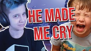 I made a kid cry in Fortnite Battle Royale...