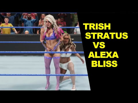 WWE 2K19 Trish Stratus vs Alexa Bliss - Iron Woman