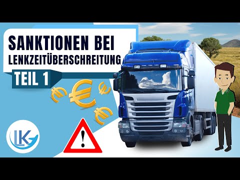 Bußgeldkatalog für das Fahrpersonal! Das kosten Verstöße gegen Lenk- und Ruhezeiten 1/2