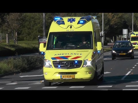 A1, Otaris Ambulance 02-112 Leeuwarden naar het UMCG