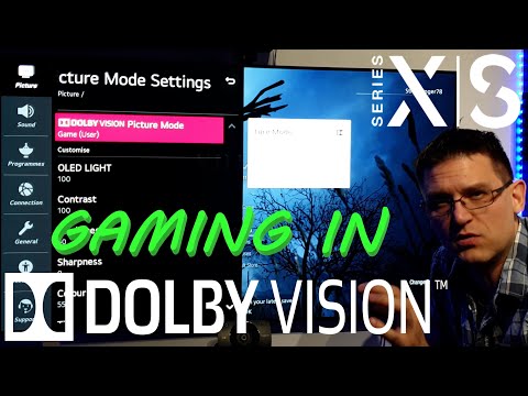 DOLBY VISION FOR GAMES - XBOX SERIES - How to activate it - Test on LG CX