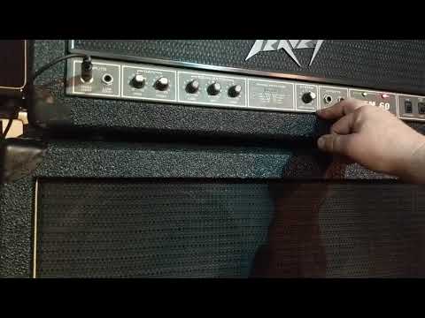 Peavey VTM 60 Vintage Tube Modified Series 60-Watt Guitar Head Late 1980s - Black image 12