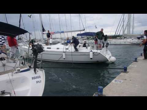 Anlegen bei Bora in Biograd am 15.7.2016