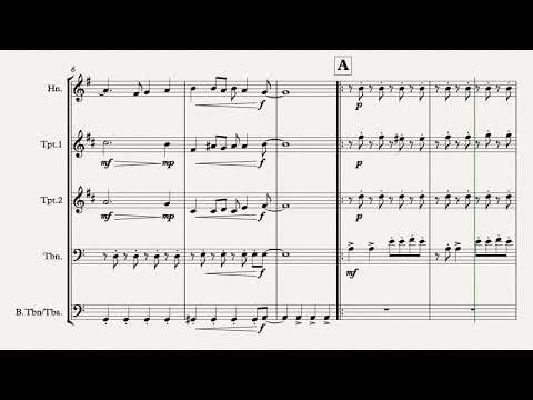 Bad Romance - Brass Quintet Arrangement - Christian Jesse Music