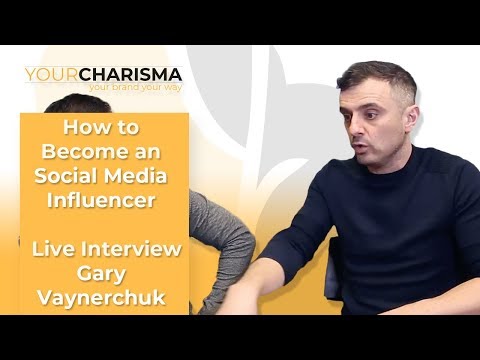 How to Become an Social Media Influencer | Live Interview with Gary Vaynerchuk