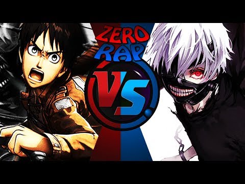 Duelo De Lendas - Kaneki Vs Eren | Zero Rap