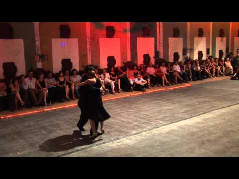  Amelia Esparza  and  Asier Galardi  are  dancing  to  the  tango  "  Confesion  "  in  2012