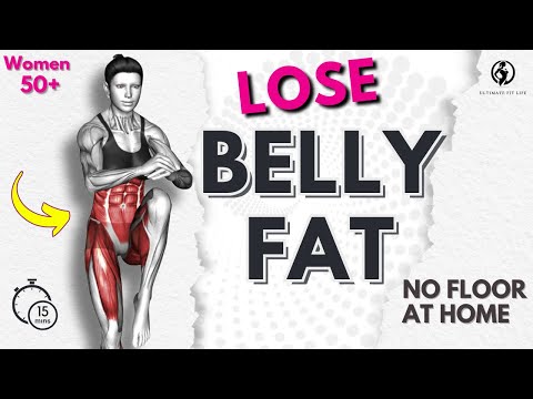 Lose Stubborn Belly Fast |15 Standing Ab Fat-Burning Workout for Beginners and 50+