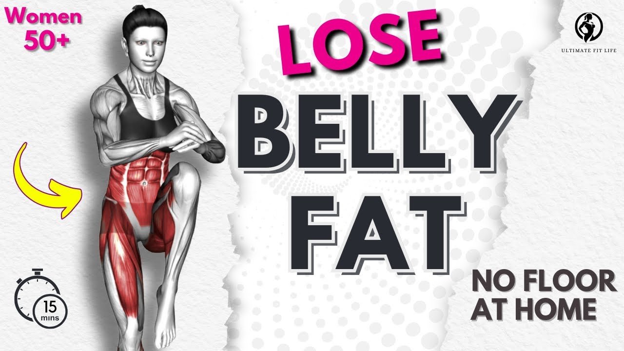 Lose Stubborn Belly Fast |15 Standing Ab Fat-Burning Workout for Beginners and 50+