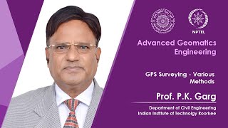 Lecture 29: GPS Surveying - Various Methods