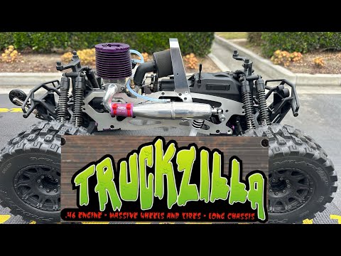 HPI Savage w/ Hot Bodies Truckzilla Kit - 7.4cc (.46) - 3 Speed w/ Reverse - The Tank