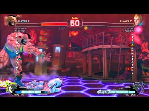 SSF4 Rank Match  densawa(ZA)  vs  upajima(AB)