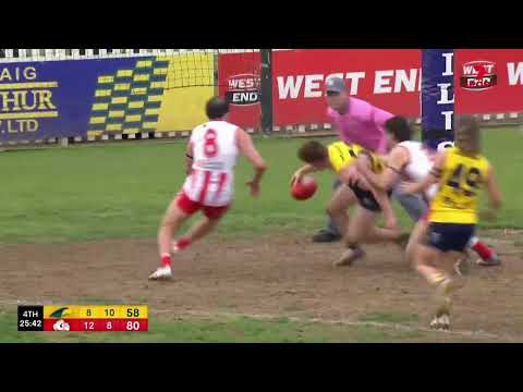 Rd 16 Hostplus SANFL Snapshot - Eagles' Sam Nicholls rolls and goals