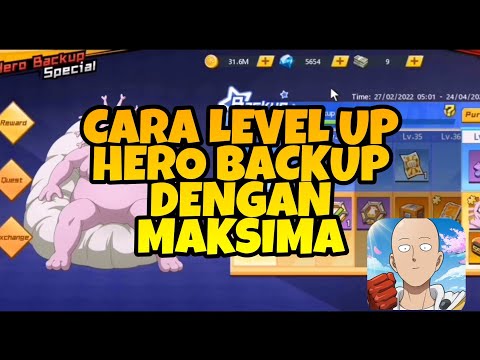 CARA LEVEL UP HERO BACKUP SECARA MAKSIMA | OPM THE STRONGEST
