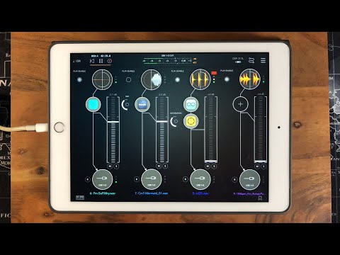 AUM Devious Dub Session Using Electronisounds Sample Packs - iPad Live Demo & Tutorial