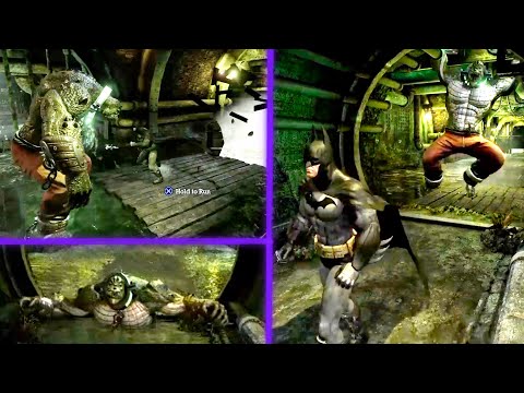 Glitching Killer Crocs boss fight