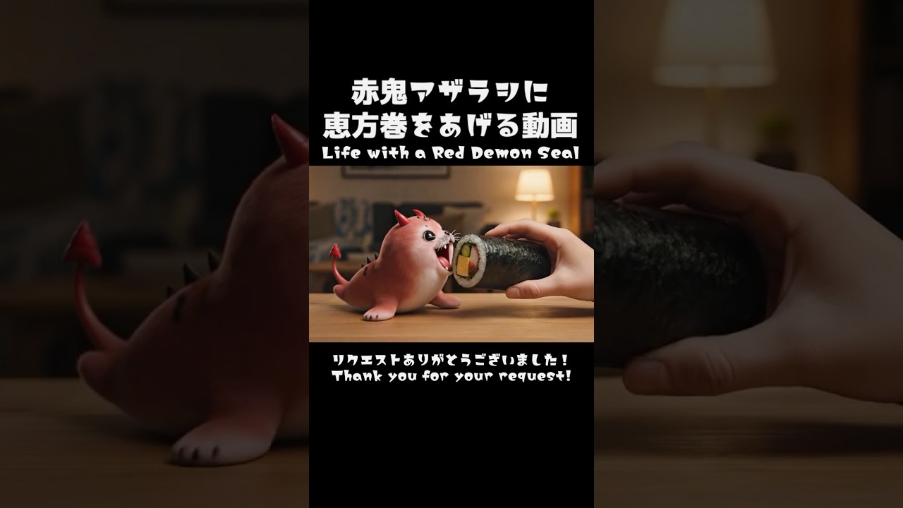 赤鬼アザラシのいる暮らし #shorts #節分 #節分の日