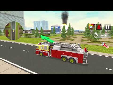 City Rescue Fire Truck Games - Big Firefighter Truck Driving Games 2023 | 10 Sec Gameplay