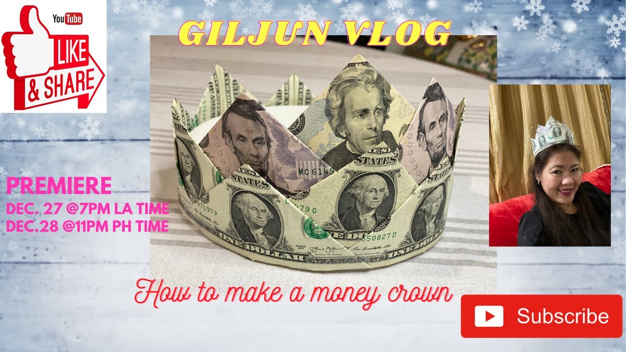 HOW TO MAKE MONEY CROWN (Giljun Vlog)