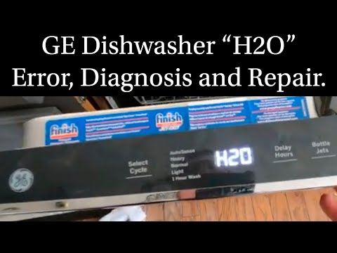 H20 Error Code Ge Dishwasher