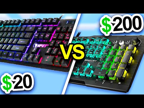 $20 Keyboard vs $200 Keyboard - Minecraft PvP