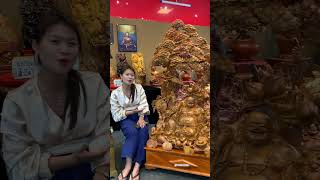 3 Siêu Phẩm Di Lặc ngồi-Giao lưu 2 bức bên cạnh còn bức giữa gỗ Bách Xanh 👍🙏