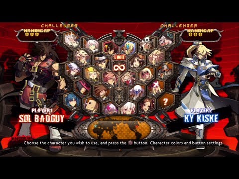Guilty Gear Xrd REV 2 All Characters [PS3]