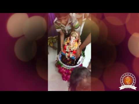 Kinnary Kapadia Home Ganpati Decoration Video