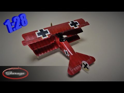 1:28 Revell Fokker DR1 Roter Baron Baubericht / how to build / Bausatzvorstellung / Tutorial