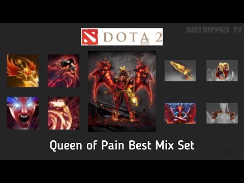 Queen of Pain Best Mix Set (Arcana 'Eminence of Ristul'+Golden Bloodfeather Feast)