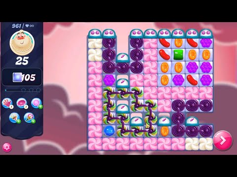 Candy Crush Saga LEVEL 961 NO BOOSTERS (new version)🔄✅