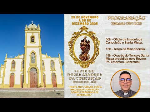Festa de Nossa Senhora da Conceição 8ª Noite, Matriz da Conceição Bonito - PE 06/12/2025