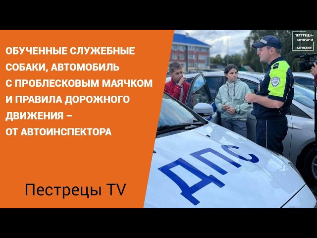 Сотрудники ГИБДД Пестречинского района устроили экскурсию для детей из приюта «Шатлык»