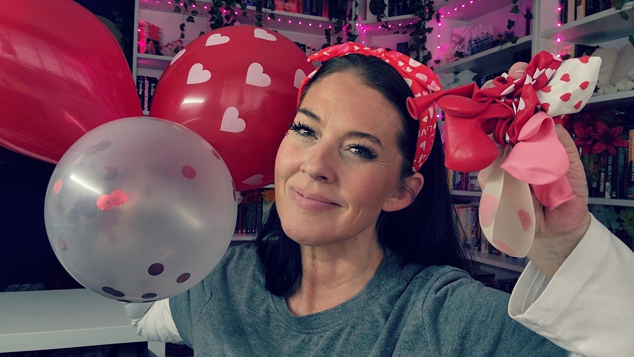 ASMR- Blowing Up Balloons For The Office Valentines Party 🎈♥️