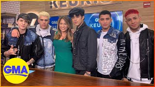 CNCO Hanging Out at Good Morning America CNCO Hanging Out at Good Morning America
