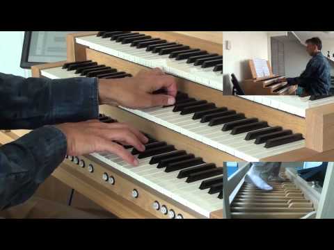 J.S. Bach: Sonata in E-flat major BWV 525, third movement - Willem Tanke, organ (