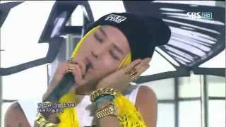 [COMBACK] G-DRAGON [ONE OF A KIND + CRAYON] @SBS Inkigayo 인기가요 20120916