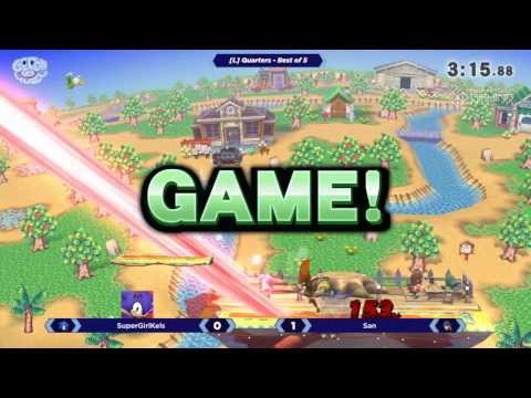 SuperGirlKels vs San - GOML 2017 - Wii U Losers Quarters