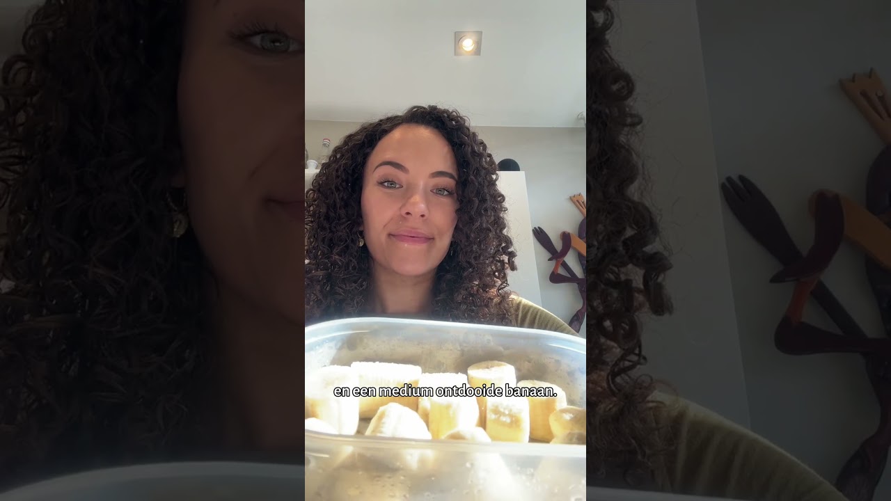 Fairfrissend lekker ijsje nodig? 3 ingrediënten en je hebt het! Meer niet.