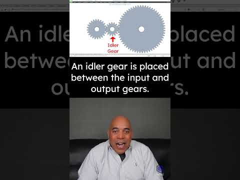 Part of a video titled Engineering 101 - What is an Idler Gear? - YouTube
