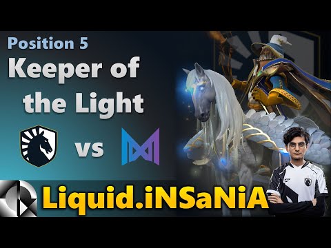 Liquid.iNSaNia plays Keeper of the Light 5 Support - Gameplay Commentary | Dota 2 7.28b