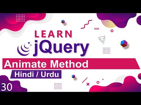 jQuery Animate Method Tutorial in Hindi Urdu
